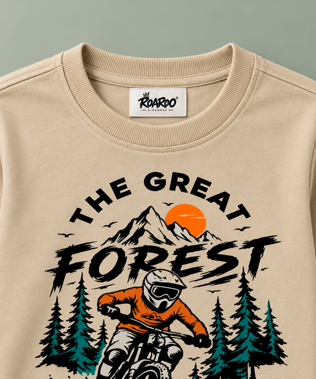 The Great Forest Graphic Sweatshirt – Beige