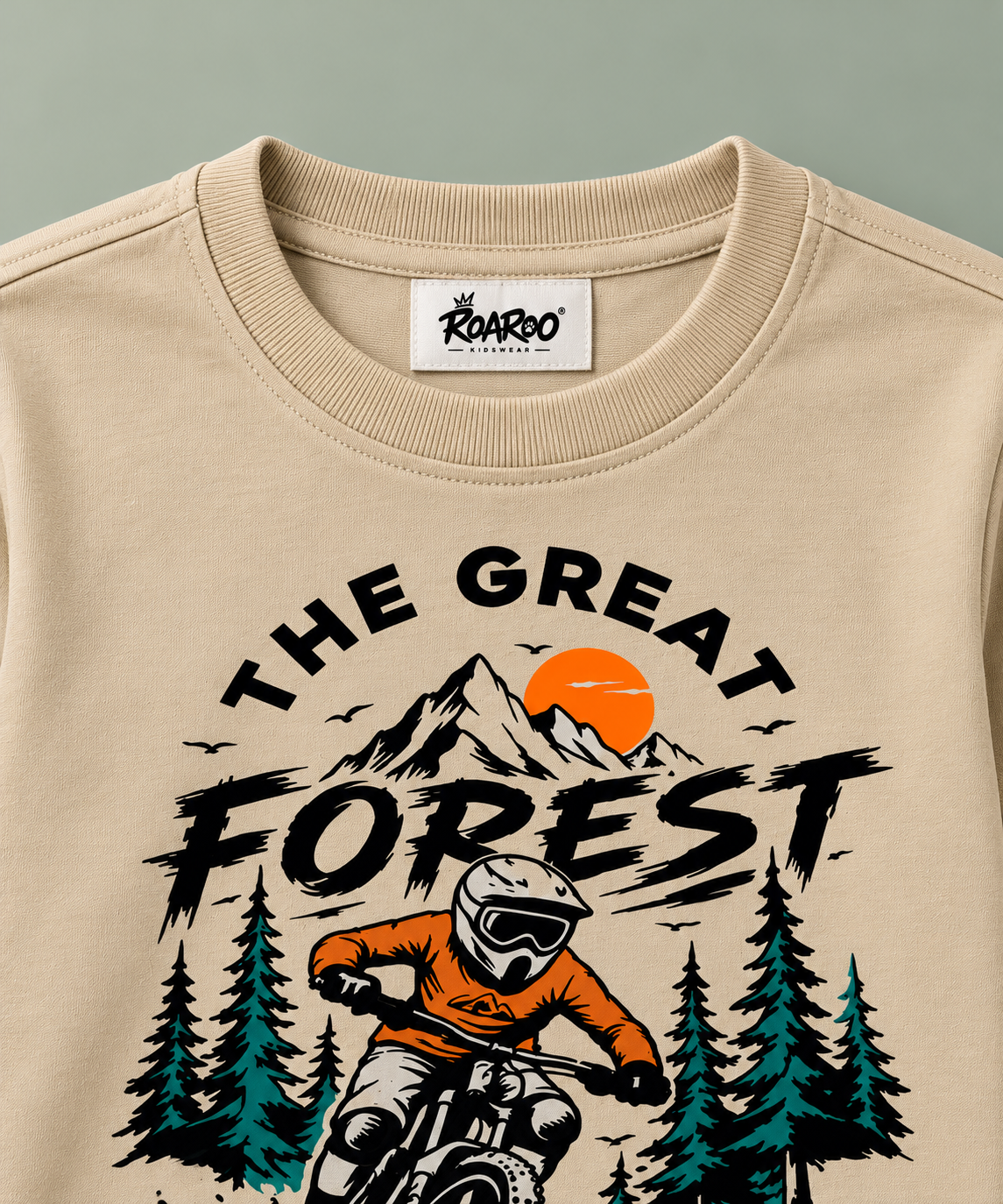 The Great Forest Graphic Sweatshirt – Beige