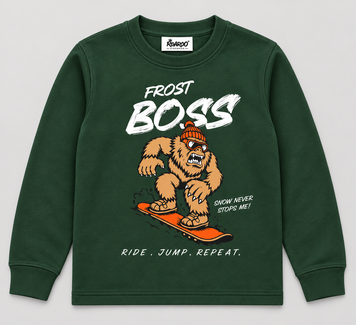 Frost Boss Yeti Graphic Long-Sleeve T-Shirt