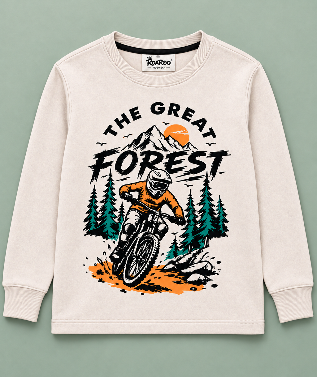 The Great Forest Graphic Sweatshirt – Light Pink