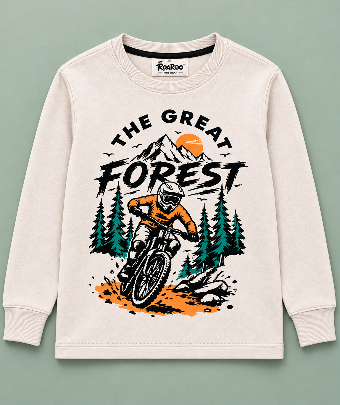 The Great Forest Graphic Sweatshirt – Light Pink