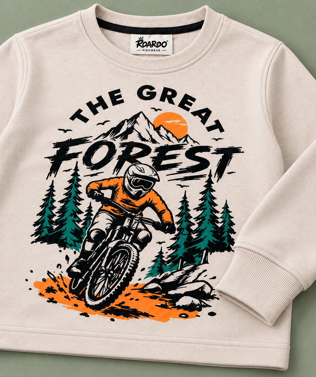 The Great Forest Graphic Sweatshirt – Light Pink