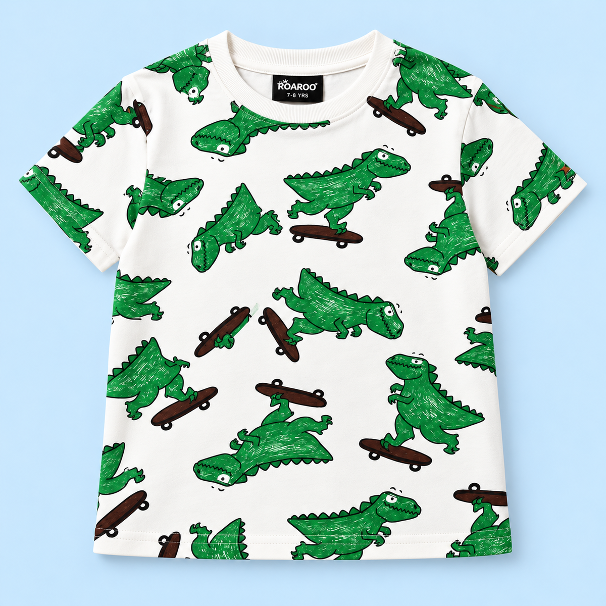 Green- Crocodile graphic