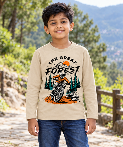The Great Forest Graphic Sweatshirt – Beige