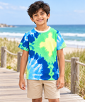 Blue, Green Tie & Dye