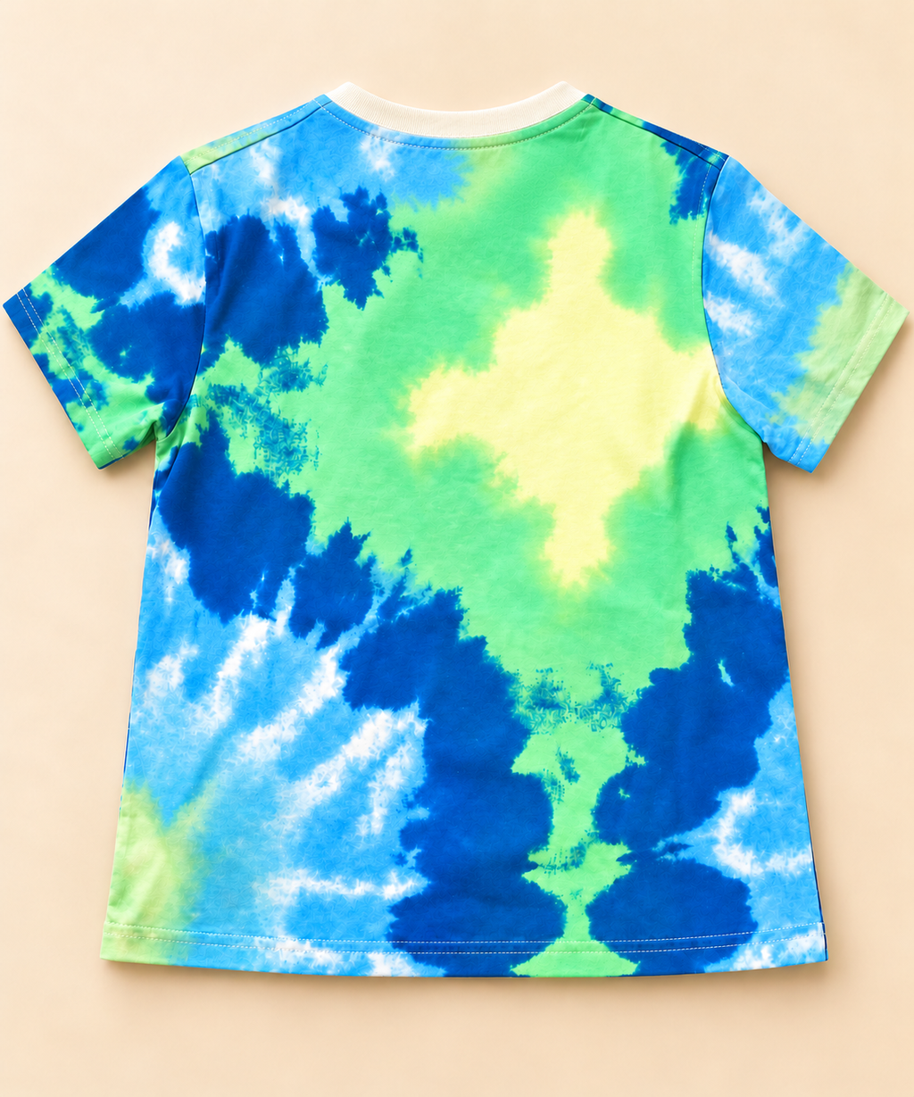 Blue, Green Tie & Dye
