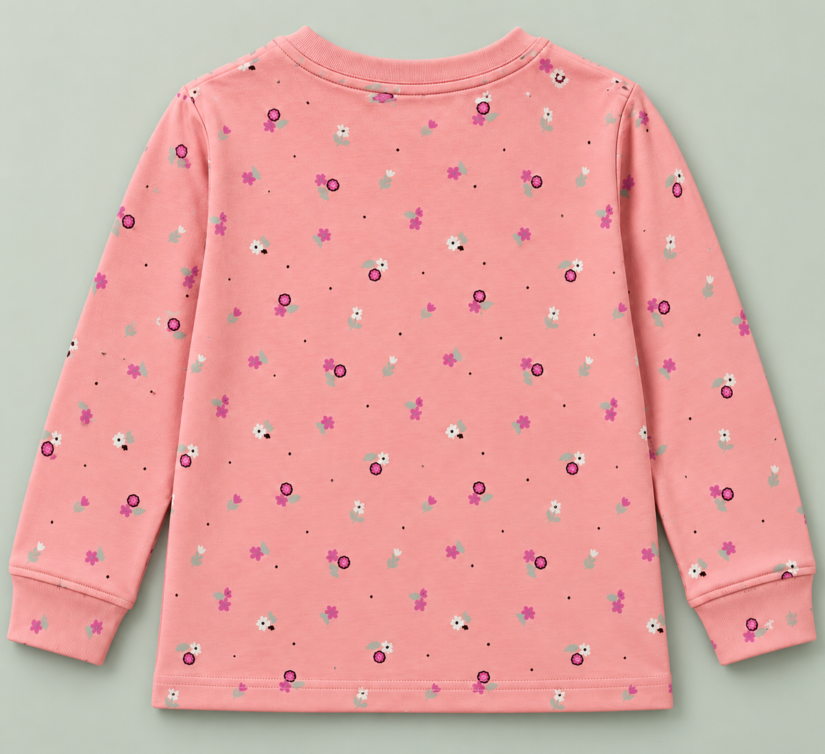 PINK- FLOWER AOP