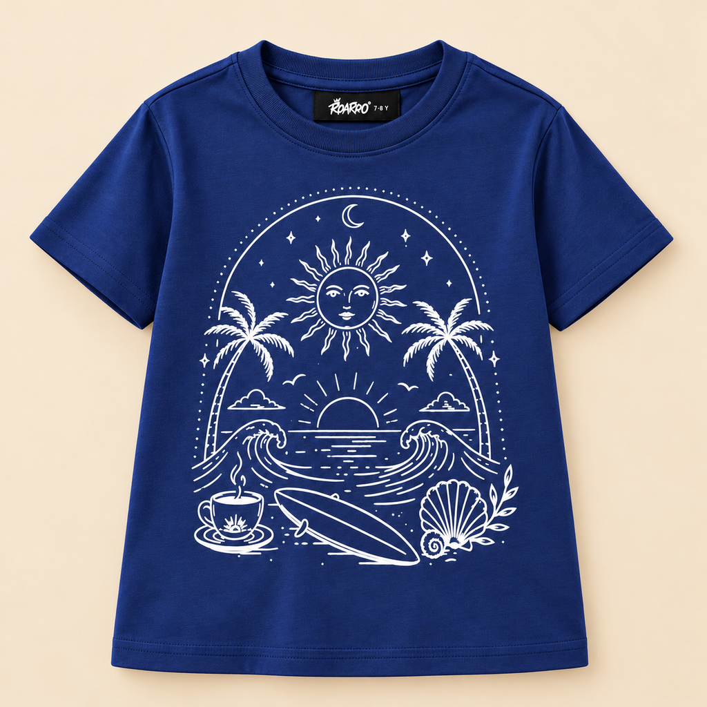 Navy- Coastal Graphic