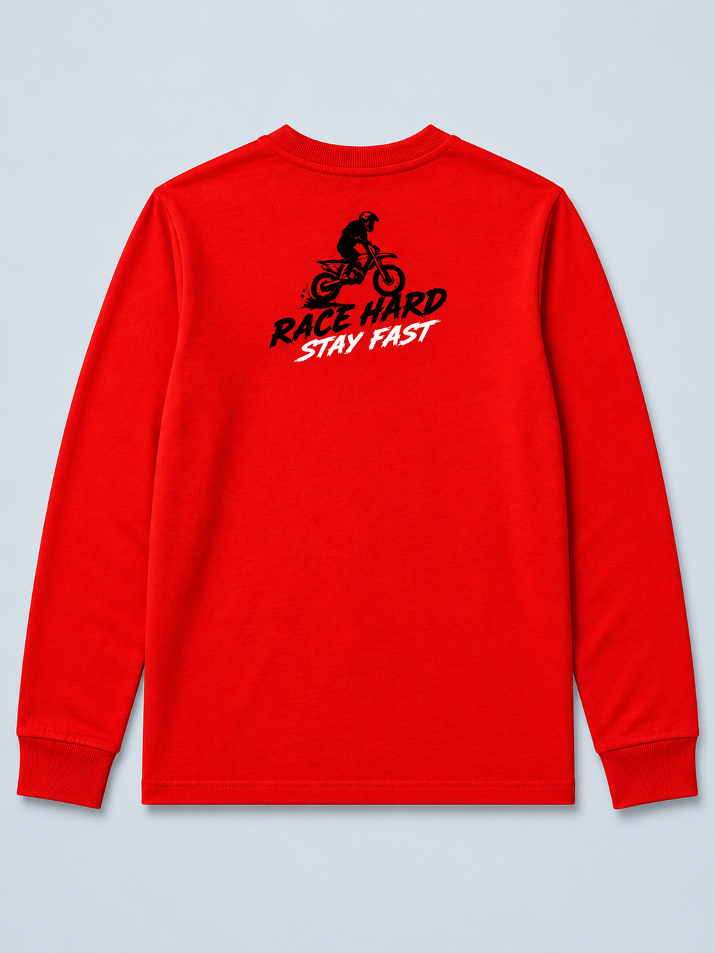 Motocross 27 Graphic Sweatshirt – Flame Red