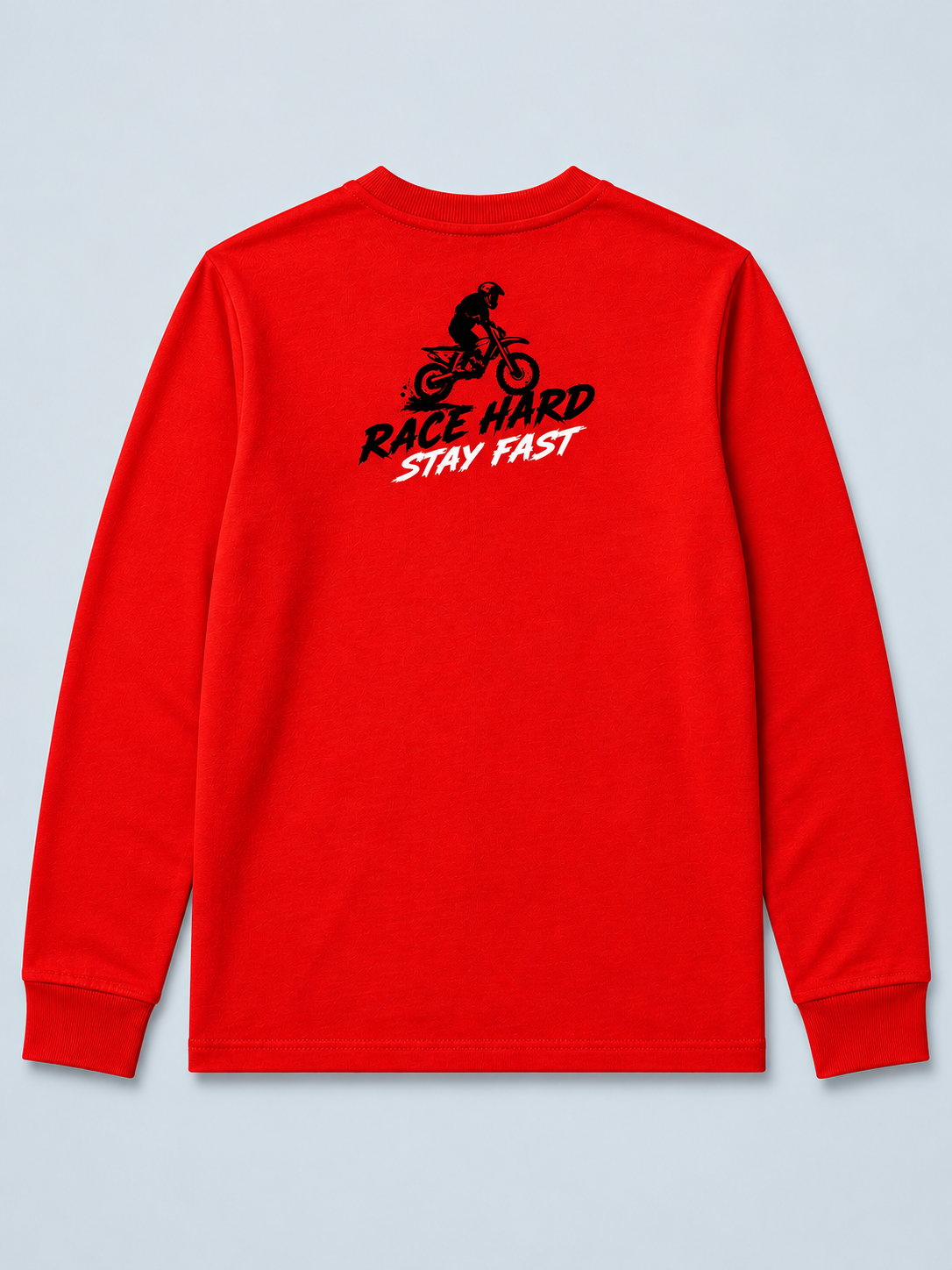 Motocross 27 Graphic Sweatshirt – Flame Red