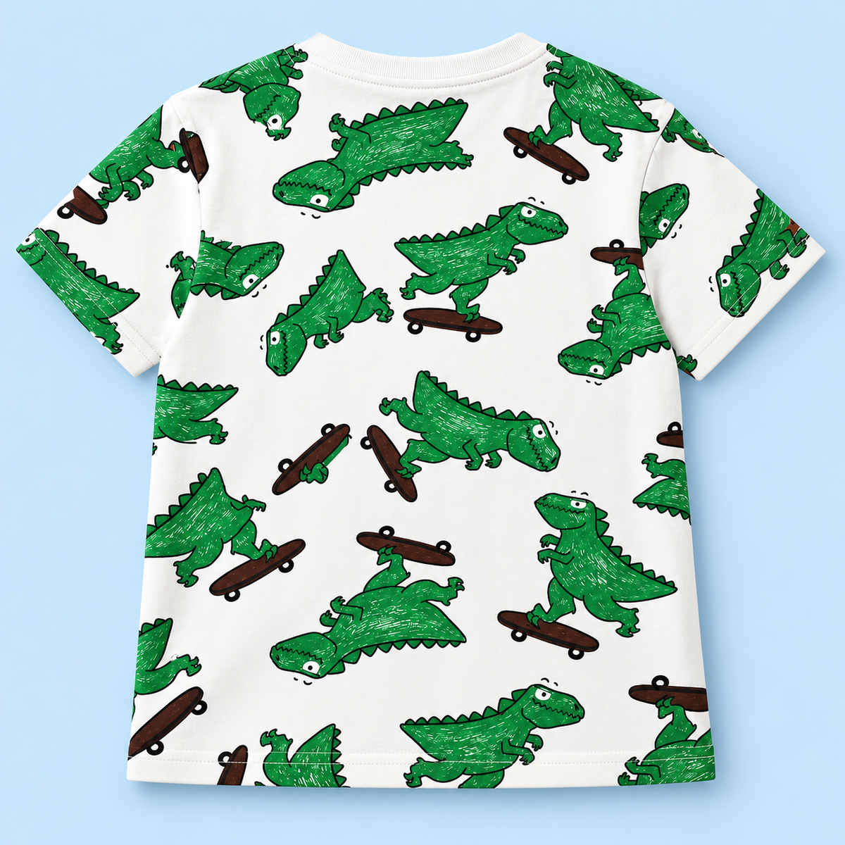 Green- Crocodile graphic