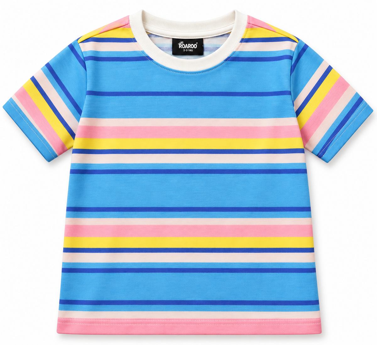 Pink, Blue Stripe