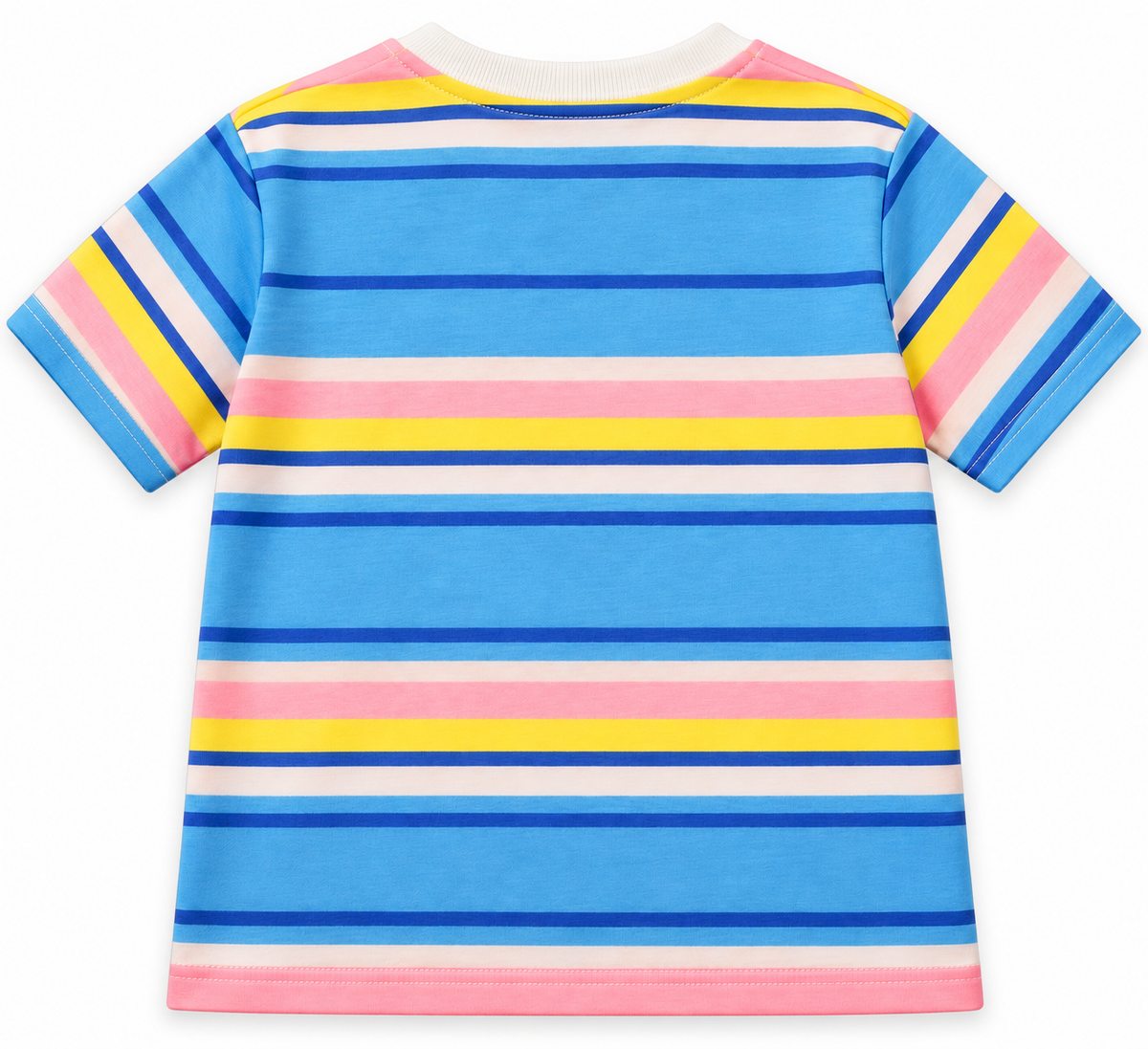 Pink, Blue Stripe
