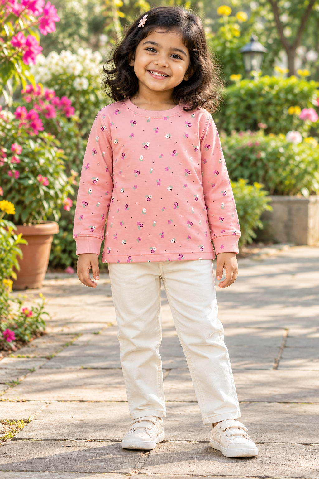 PINK- FLOWER AOP