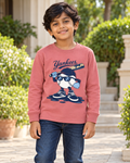 Baseball Graphic Long-Sleeve T-Shirt – Rose Pink