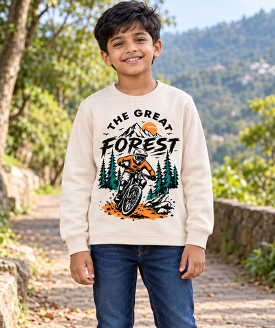 The Great Forest Graphic Sweatshirt – Light Pink